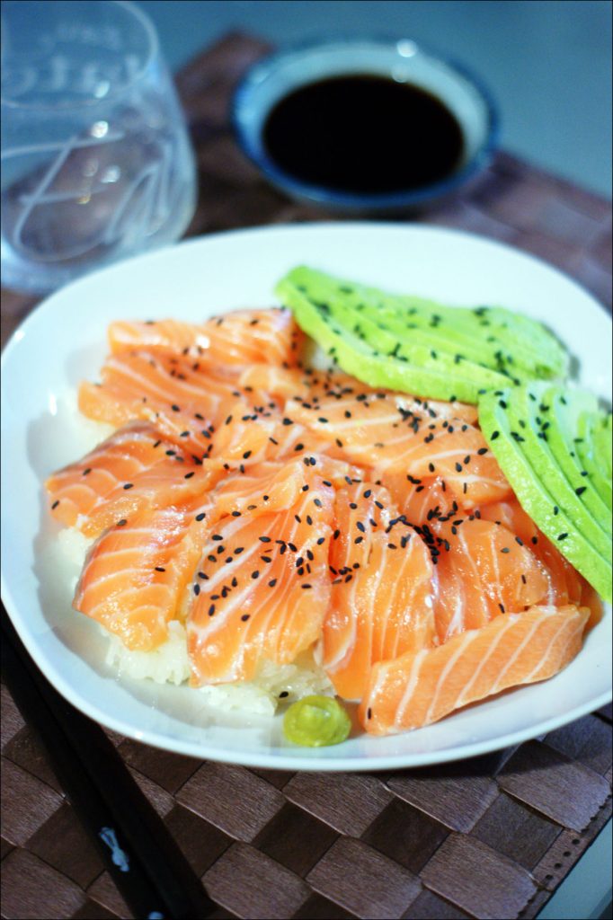 chirashi saumon